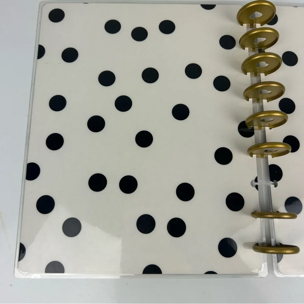 ⭐️The Happy Planner Create 365 a well planned life black floral planner cover